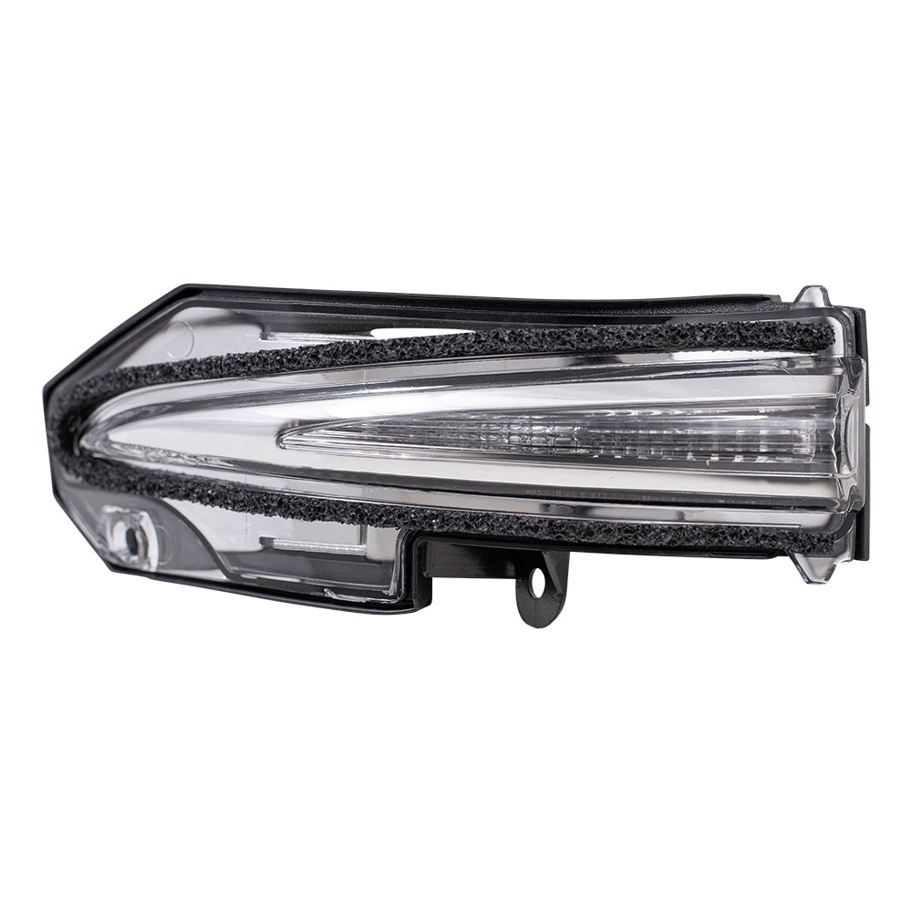 Brock Aftermarket Replacement Driver Left Mirror Turn Signal Light Compatible with 2014-2019 Toyota Highlander