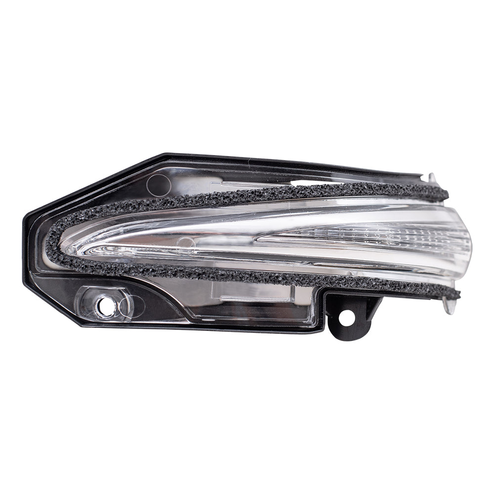 Brock Aftermarket Replacement Driver Left Mirror Turn Signal Light Compatible with 2014-2019 Toyota Highlander