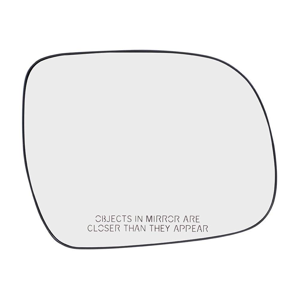 Brock Aftermarket Replacement Part Driver and Passenger Side Mirror Glass and Base without Heat Set Compatible with 2005-2011 Toyota Tacoma