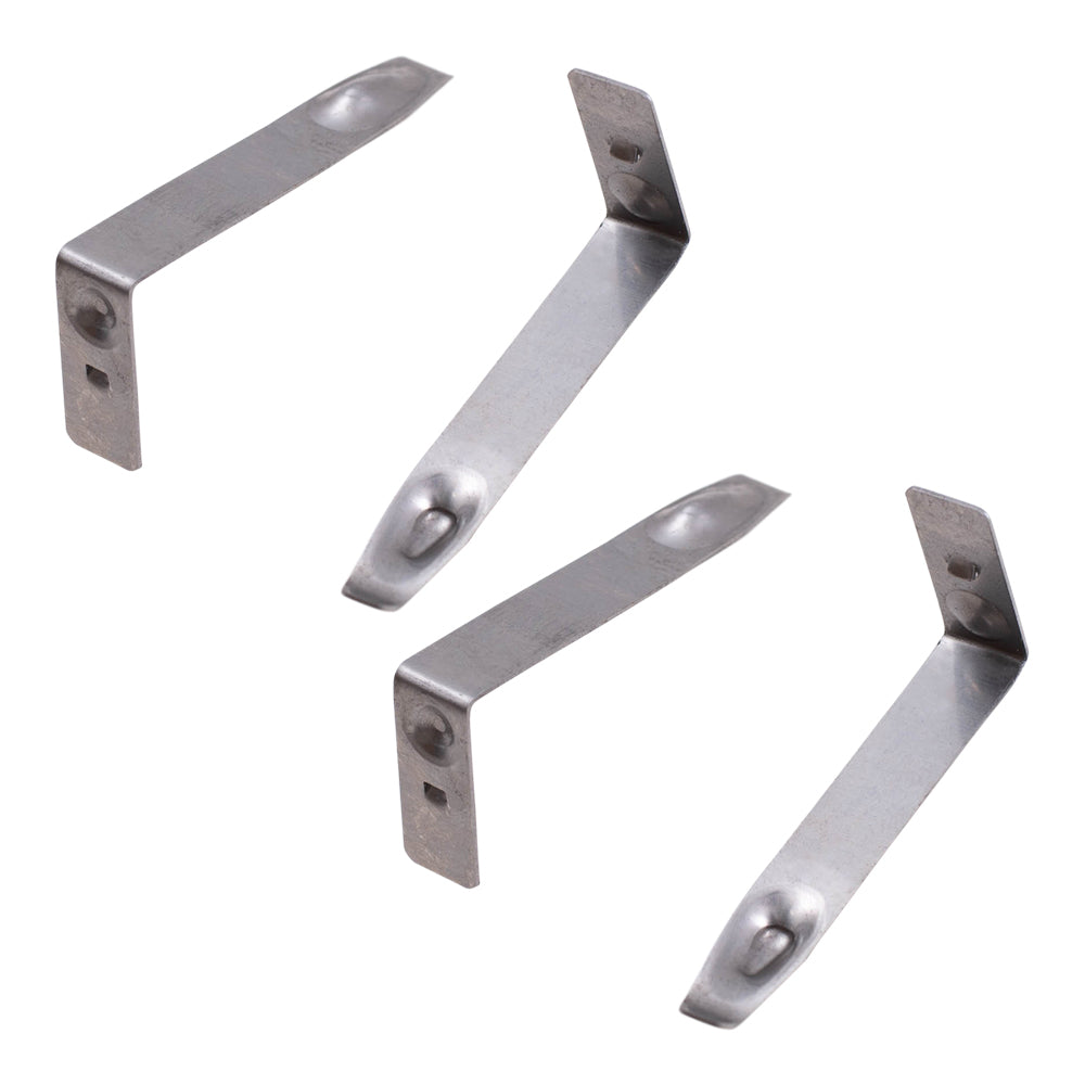 Brock Aftermarket Replacement Part Driver and Passenger Side Mirror Glass and Base without Heat Set Compatible with 2005-2011 Toyota Tacoma