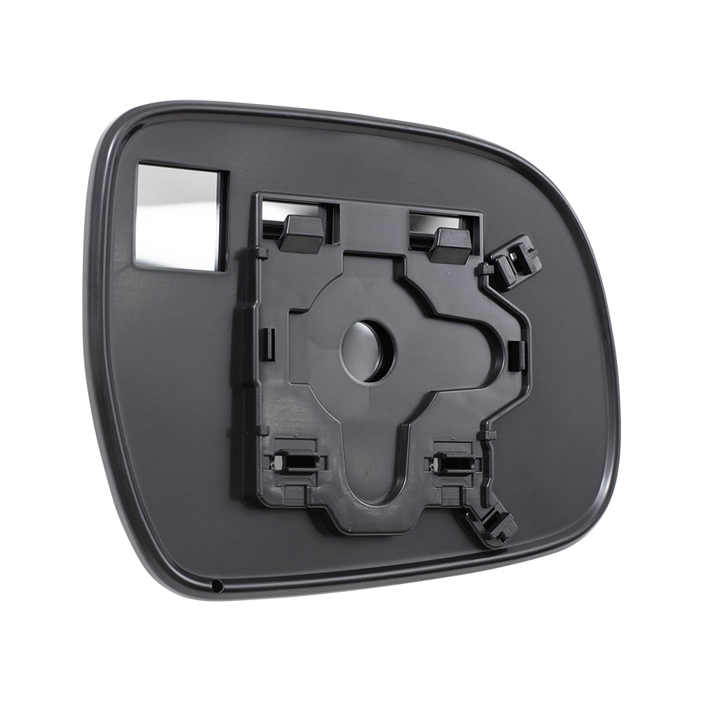 Brock Replacement Driver Side Mirror Glass and Base without Heat Compatible with 2005-2011 Tacoma