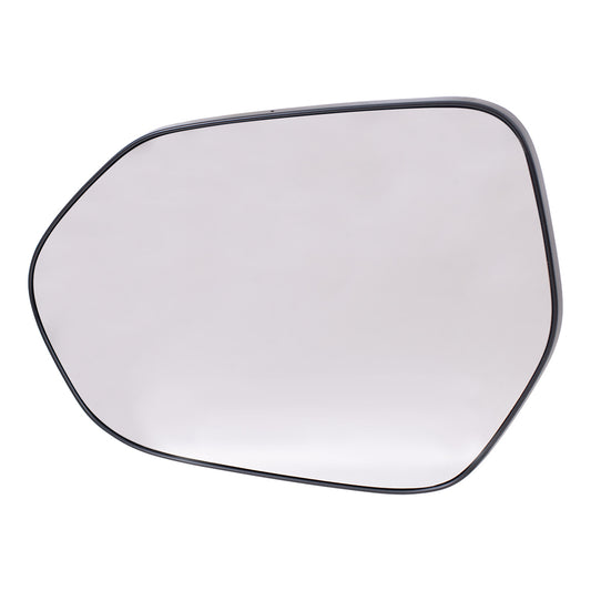 Brock Replacement Driver Side Mirror Glass and Base without Heat or Blind Spot Detection Compatible with 2018-2020 Camry/Camry Hybrid North America Built ONLY