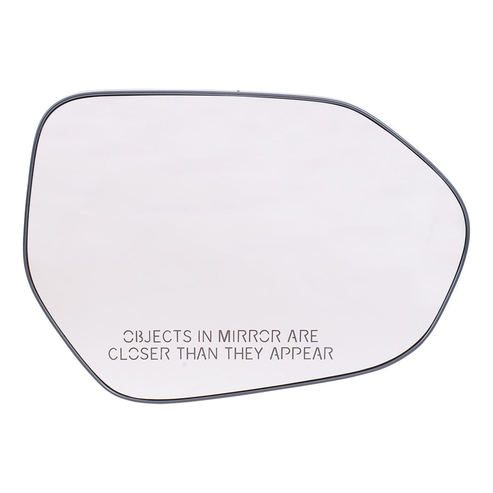 Brock Replacement Driver and Passenger Side Mirror Glass and Base without Heat or Blind Spot Detection Compatible with 2018-2020 Camry/Camry Hybrid North America Built ONLY