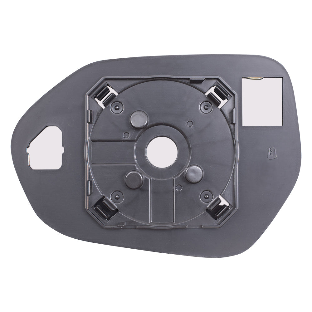 Brock Replacement Driver and Passenger Side Mirror Glass and Base without Heat or Blind Spot Detection Compatible with 2018-2020 Camry/Camry Hybrid North America Built ONLY