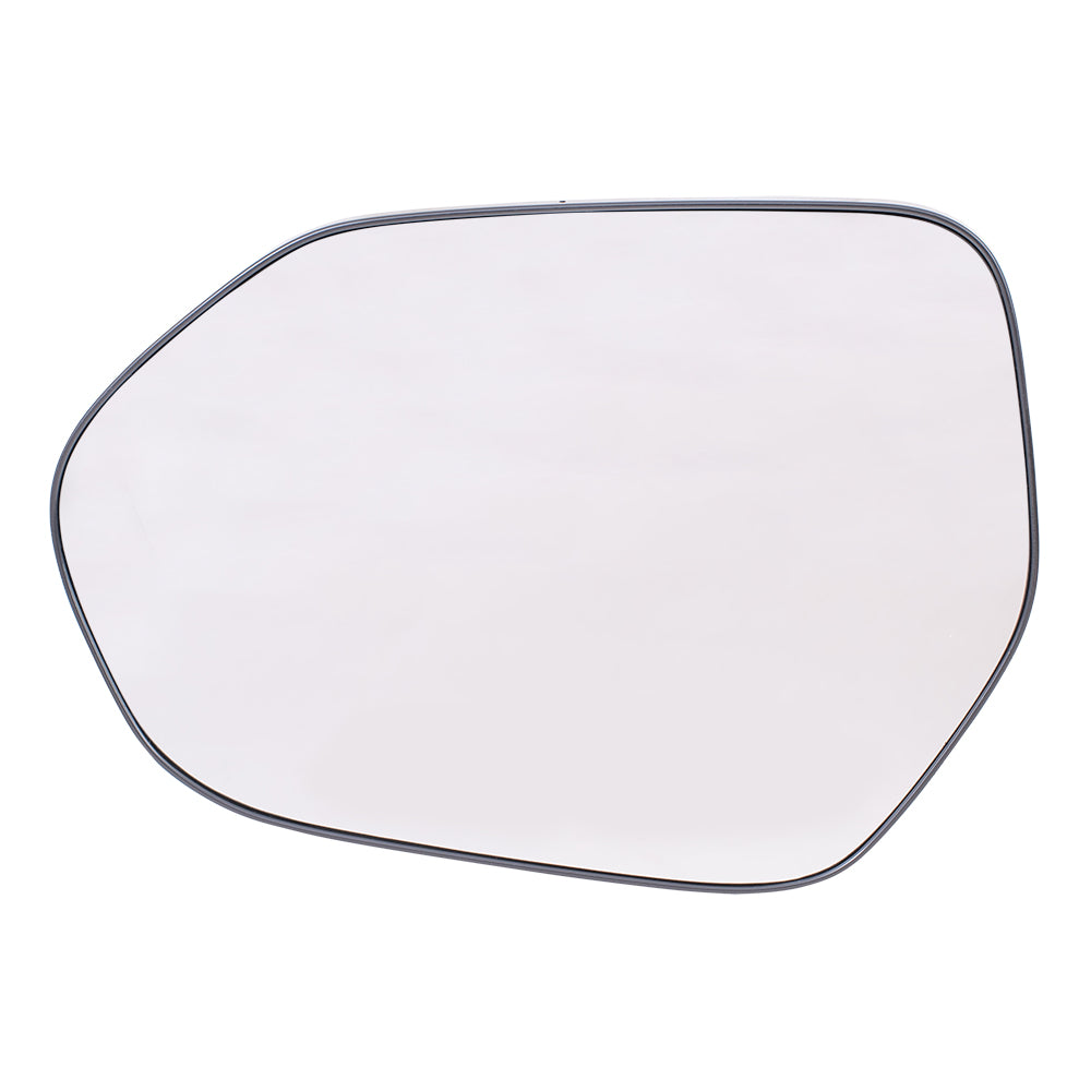 Brock Replacement Driver Side Mirror Glass and Base without Heat or Blind Spot Detection Compatible with 2018-2020 Camry/Camry Hybrid North America Built ONLY