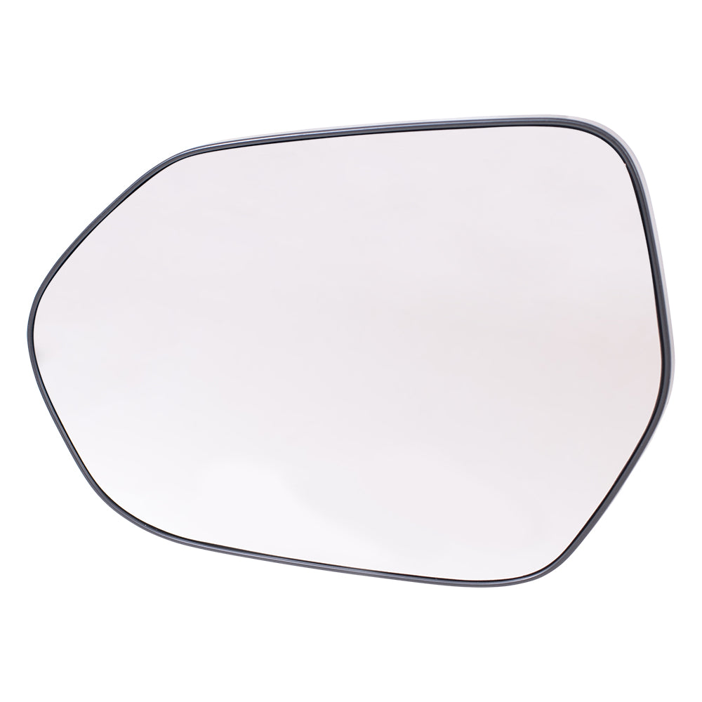 Brock Replacement Driver Side Mirror Glass and Base with Heat without Blind Spot Detection Compatible with 2018-2020 Camry/Camry Hybrid & 2020 Corolla Sedan North America Built ONLY