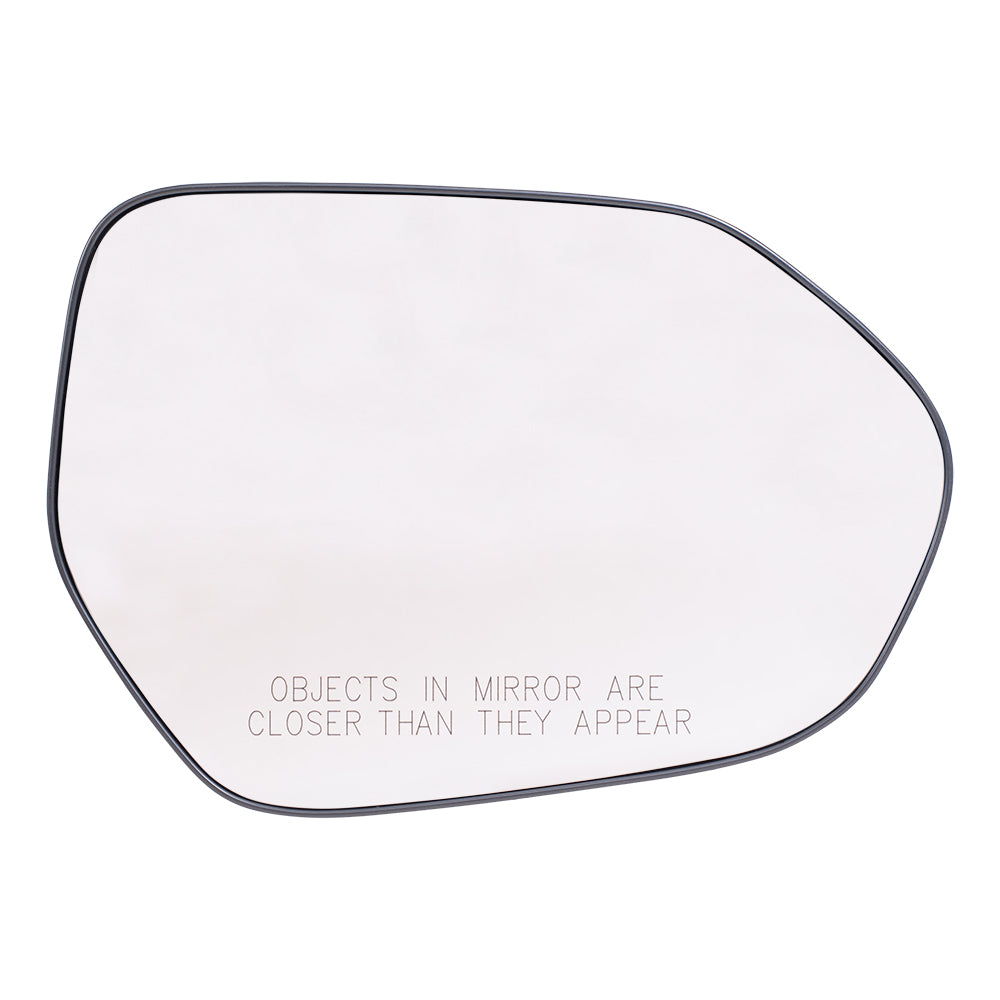 Brock Replacement Driver and Passenger Side Mirror Glass and Base with Heat without Blind Spot Detection Compatible with 2018-2020 Camry/Camry Hybrid & 2020 Corolla Sedan North America Built ONLY
