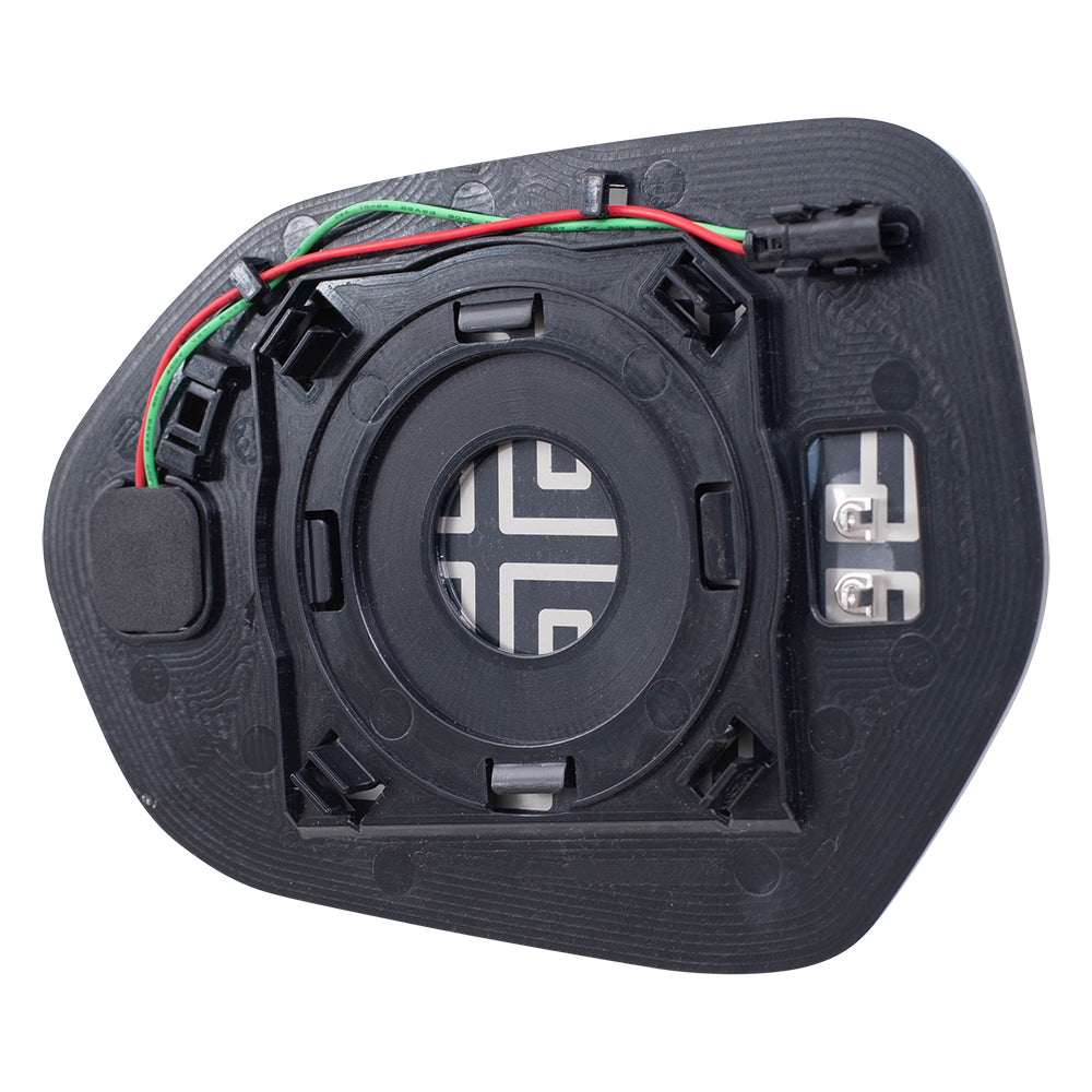 Brock Replacement Driver and Passenger Side Mirror Glass & Base Set Compatible with 2018-2020 Camry/Camry Hybrid & 2020-2021 Corolla Hybrid/ 2019-2021 Corolla Hatchback/ 2020 Corolla Sedan