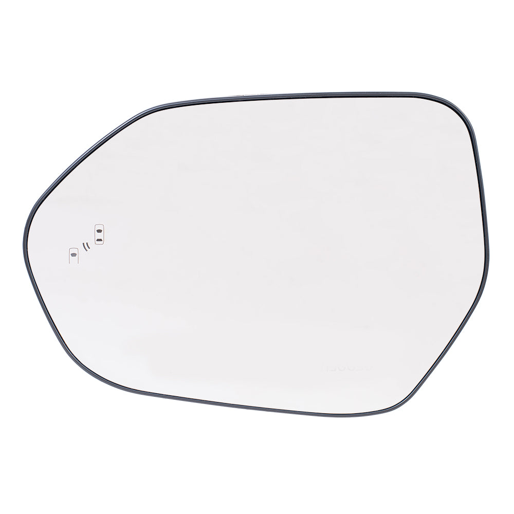 Brock Replacement Driver Side Mirror Glass & Base with Blind Spot Detection Compatible with 2018-2020 Camry/Camry Hybrid & 2020-2021 Corolla Hybrid/ 2019-2021 Corolla Hatchback/ 2020 Corolla Sedan
