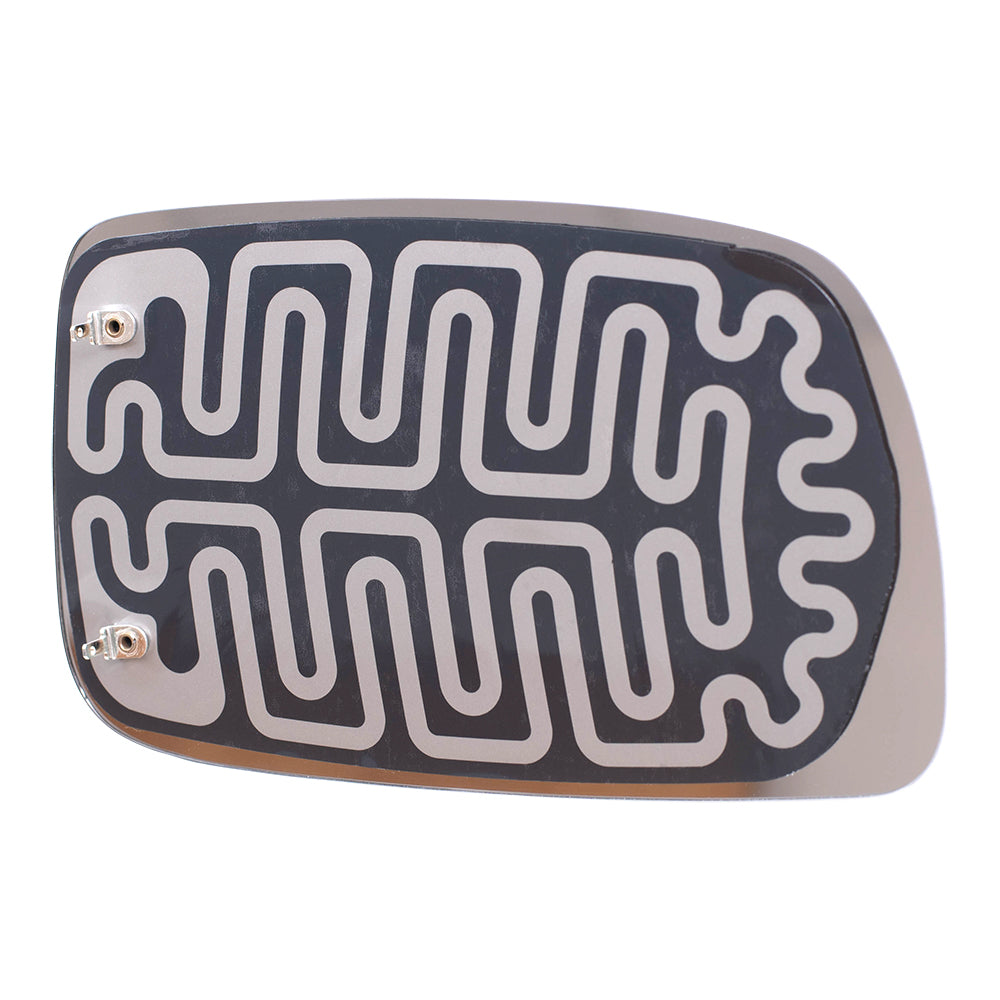 Brock Replacement Drivers Side View Mirror Glass Heated w/ Adhesive Strips compatible with Camry & Hybrid 87961-06200