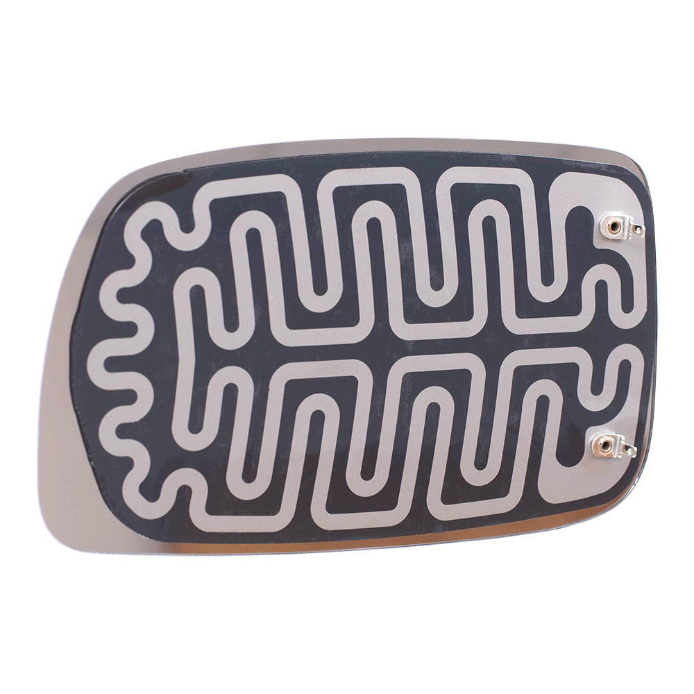 Brock Replacement Passengers Side View Mirror Glass Heated w/ Adhesive Strips compatible with Camry & Hybrid 87931-33670