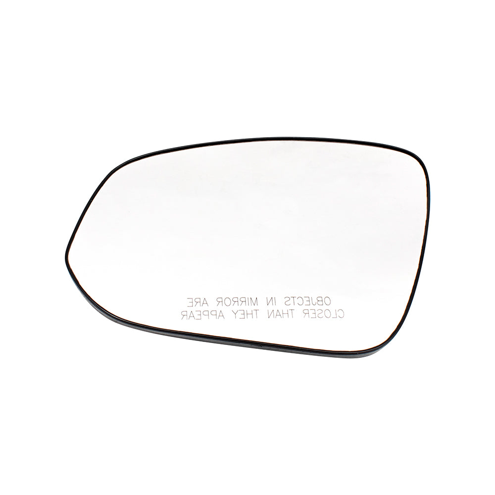 Brock Replacement Driver Door Mirror Glass with Base Compatible with 2014-2019 Highlander & Highlander Hybrid