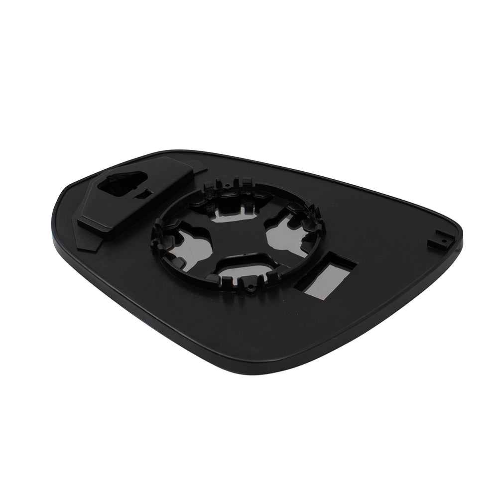 Brock Replacement Driver Door Mirror Glass with Base Compatible with 2014-2019 Highlander & Highlander Hybrid