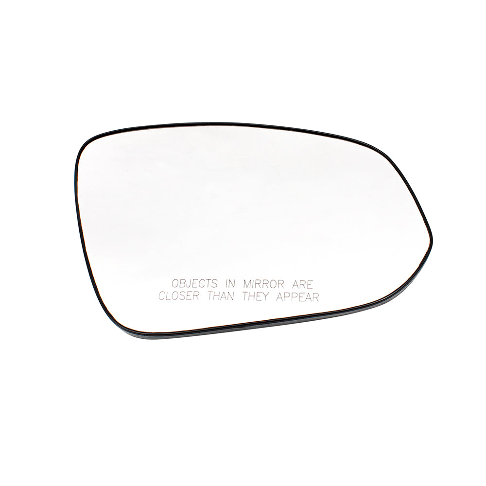 Brock Replacement Passenger Door Mirror Glass with Base Compatible with 2014-2019 Highlander & Highlander Hybrid