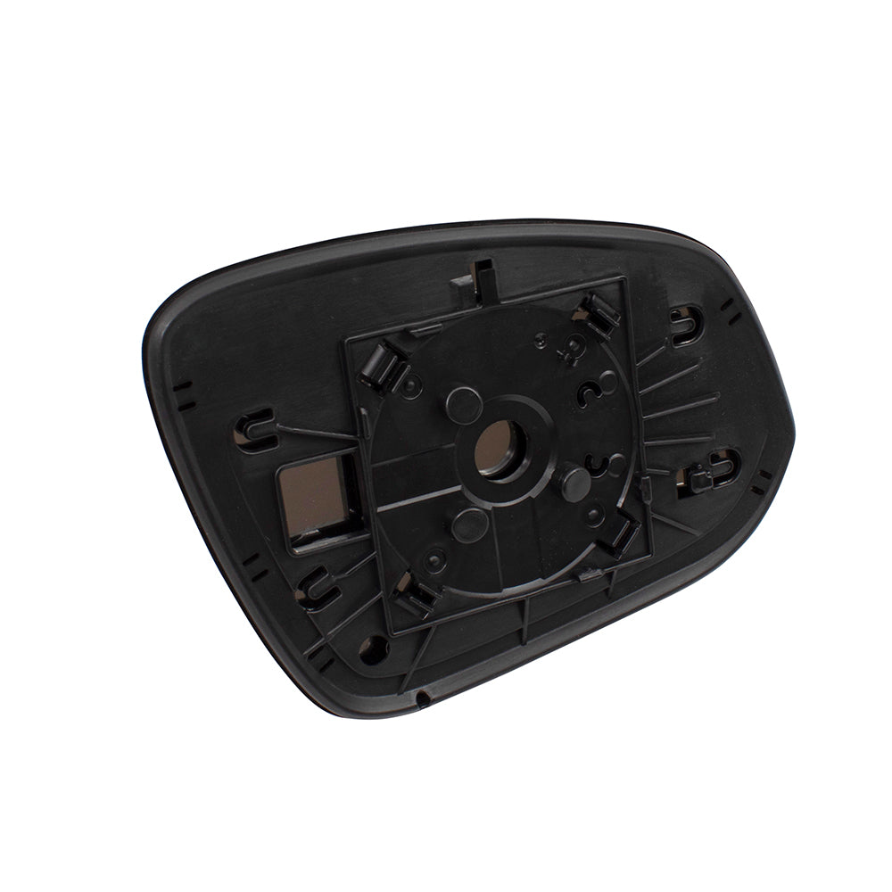 Brock Replacement Driver Mirror Glass with Base Compatible with 2013-2015 RAV4