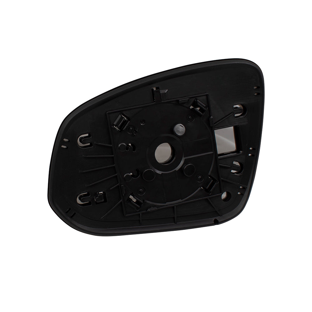 Brock Replacement Passenger Mirror Glass with Base Compatible with 2013-2015 RAV4