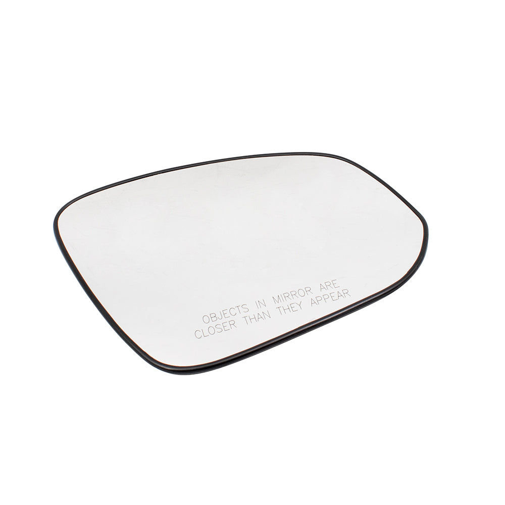 Brock Replacement Passenger Door Mirror Glass and Base Heated Compatible with 2013-2015 RAV4