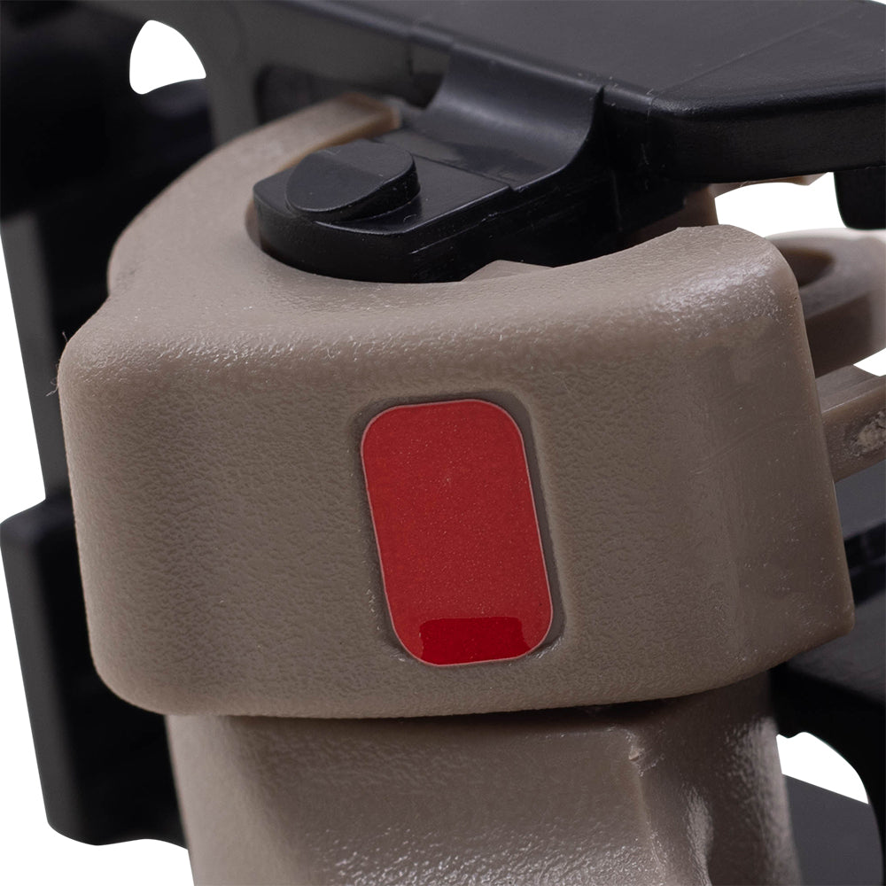 Brock Replacement Drivers Set of 2 Inside Interior Door Handle Beige / Fawn Compatible with SUV Pickup Truck 69206-0C030-E1