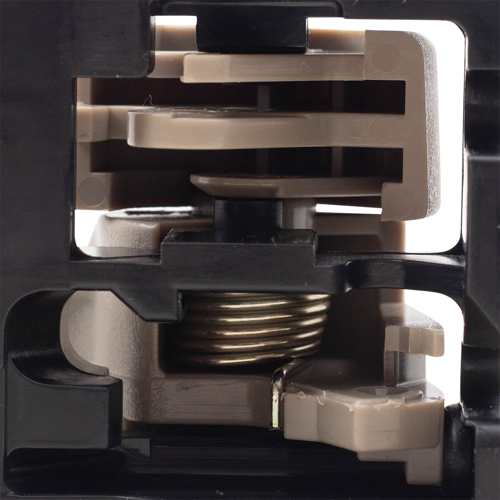 Brock Replacement 4 Piece Set of Inside Interior Door Handles Beige / Fawn Compatible with SUV Pickup Truck 69206-0C030-E1 69205-0C030-E1