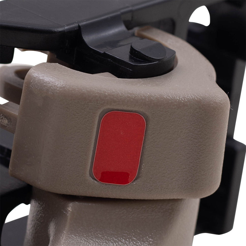 Brock Replacement Passengers Set of 2 Inside Interior Door Handles Beige / Fawn Compatible with SUV Pickup Truck 69205-0C030-E1