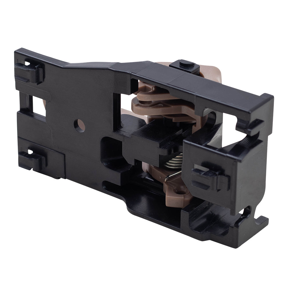 Brock Replacement Driver and Passenger Side Front and Rear Inside Brown/Oak Door Handles 4 Piece Set Compatible with 2001-2004 Sequoia & 2004-2006 Tundra Double Cab ONLY