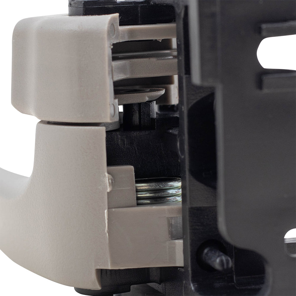 Brock Replacement Passengers Set of 2 Inside Interior Door Handles Charcoal Compatible with SUV Pickup Truck 69205-0C030-B0