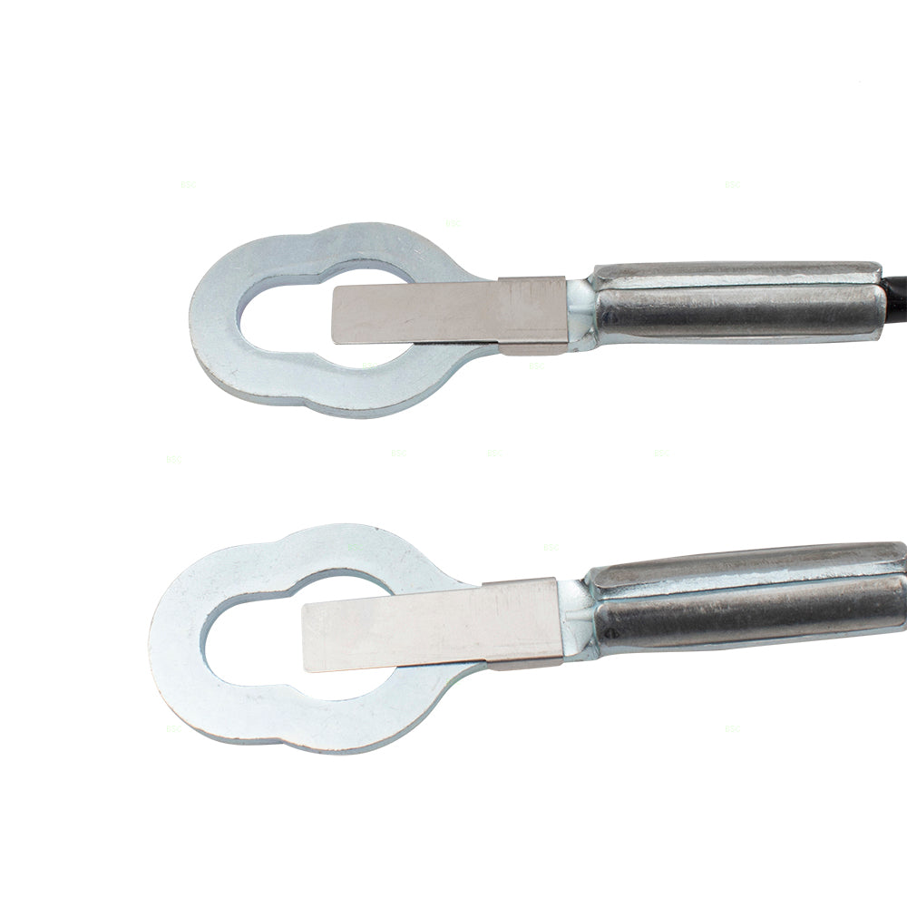 Brock Replacement Pair Set Tailgate Rear Lift Gate Cables w/ Hardware Compatible with 00-06 Tundra Pickup Truck 657700C090