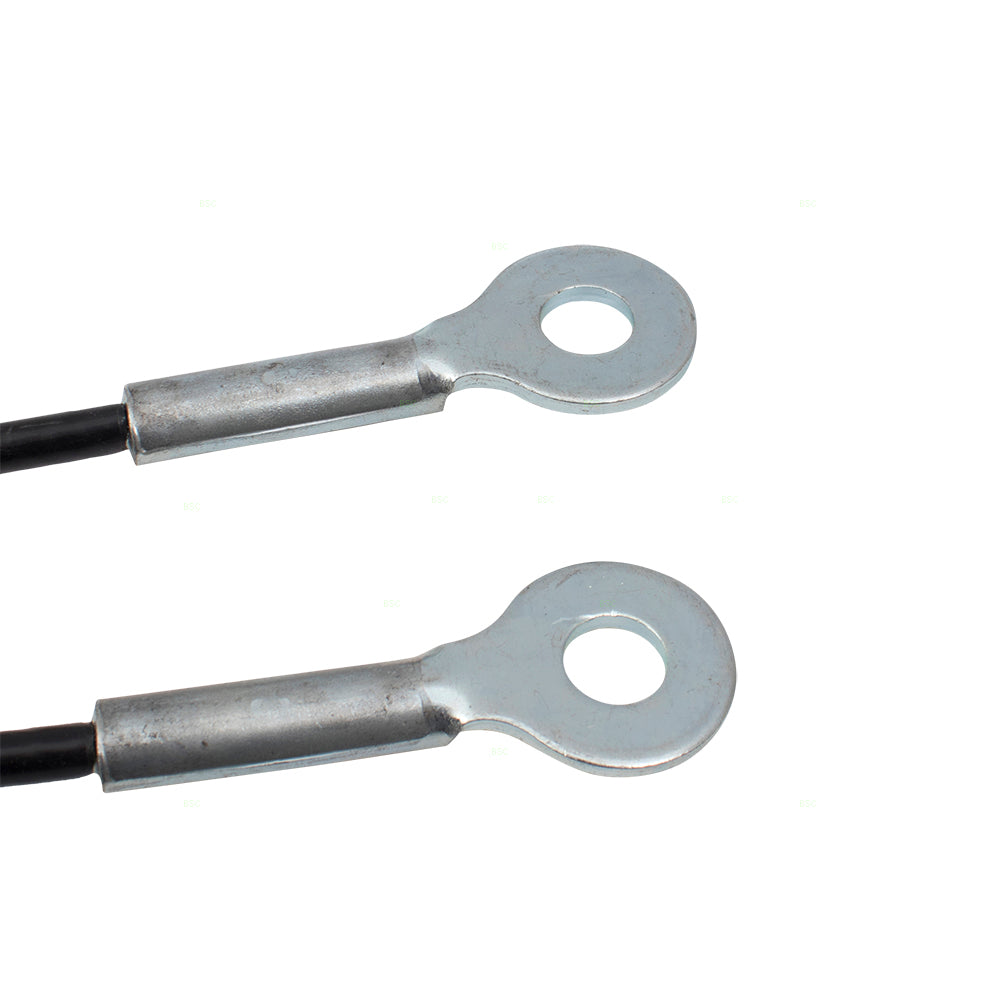 Brock Replacement Pair Set Tailgate Rear Lift Gate Cables w/ Hardware Compatible with 00-06 Tundra Pickup Truck 657700C090