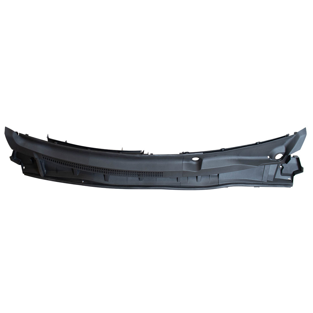 Brock Replacement Pair Set Textured Black Cowl Grilles Windshield Wiper Molding Compatible with 2009-2013 Corolla 5570902300 5570802410