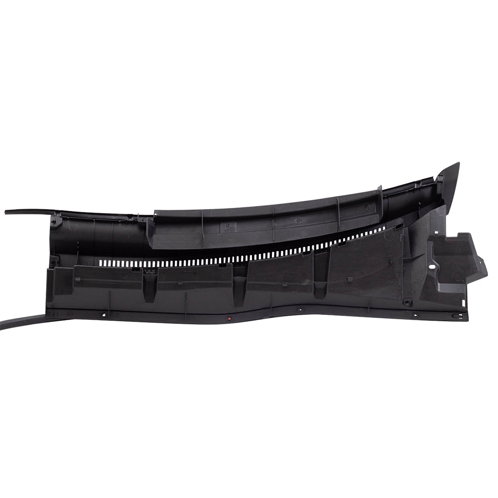 Brock Replacement Passengers Textured Black Cowl Grille Windshield Wiper Molding Compatible with 2009-2013 Corolla 5570802410