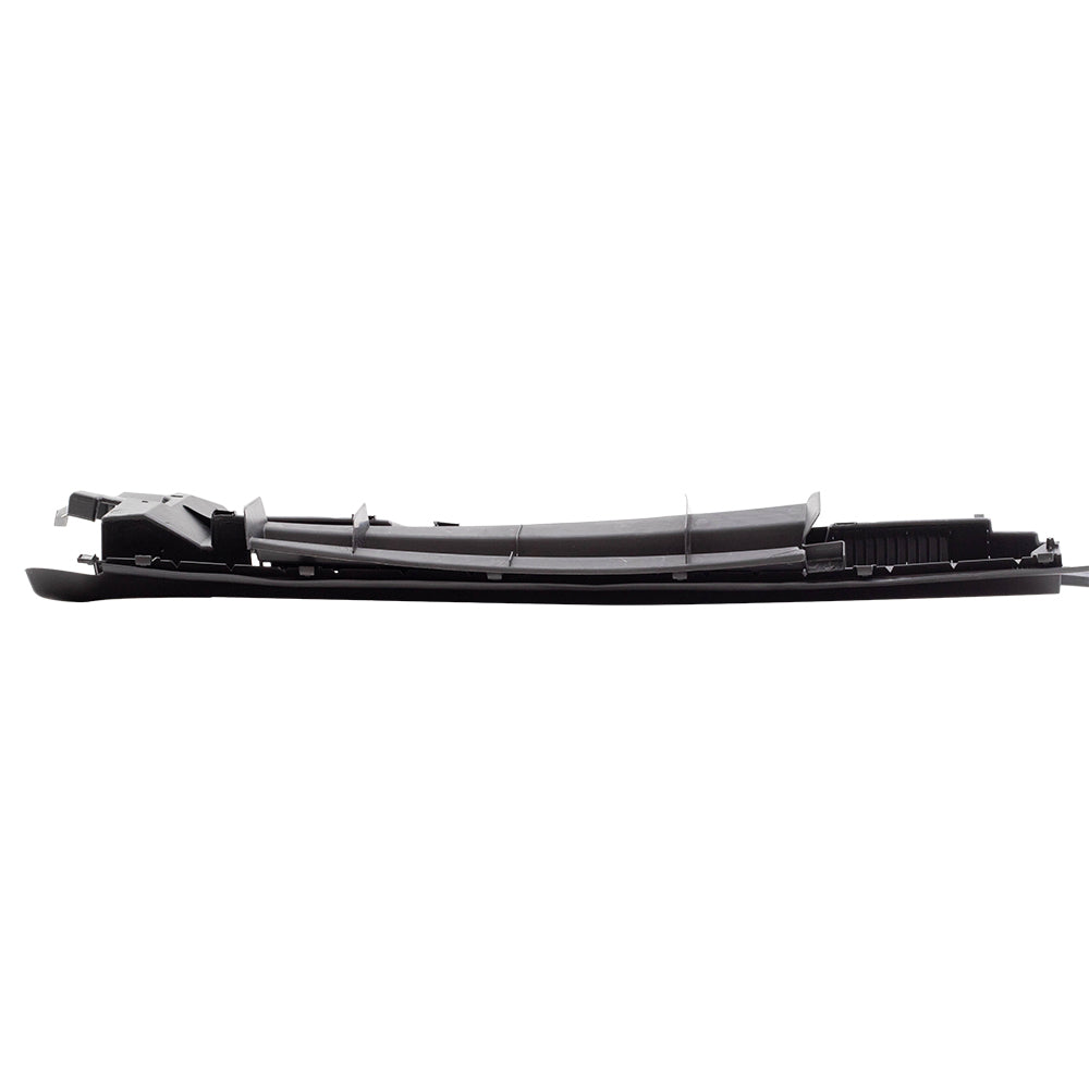 Brock Replacement Passengers Textured Black Cowl Grille Windshield Wiper Molding Compatible with 2009-2013 Corolla 5570802410