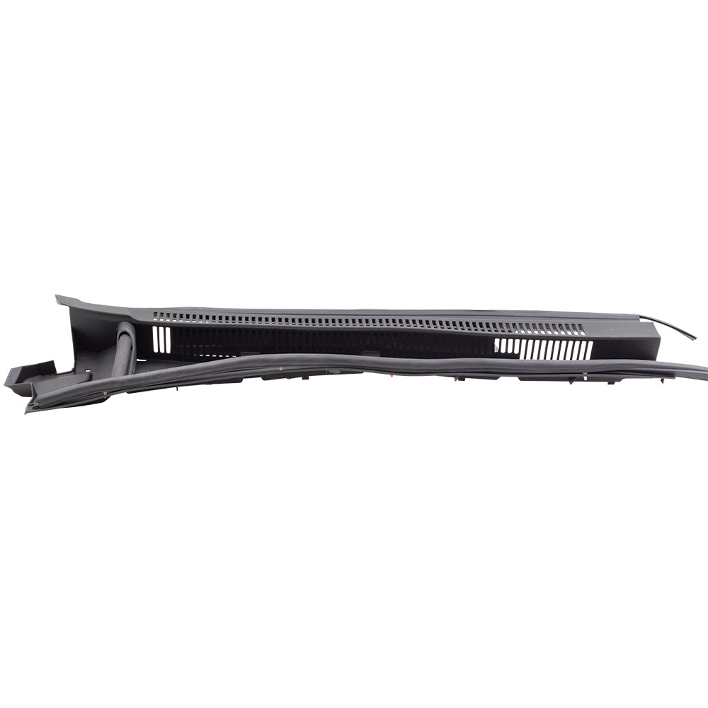 Brock Replacement Passengers Textured Black Cowl Grille Windshield Wiper Molding Compatible with 2009-2013 Corolla 5570802410