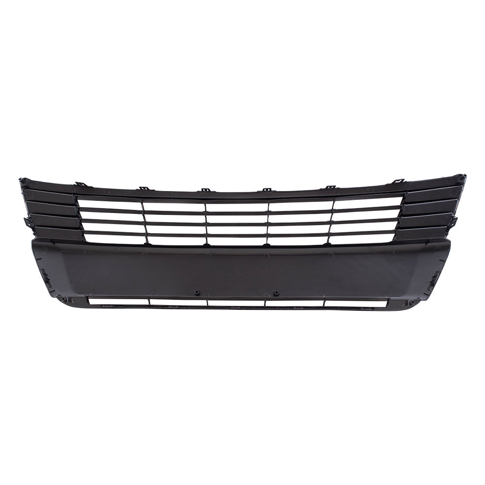 Fits Toyota Corolla 14-16 Textured Black Front Bumper Lower Center Grille