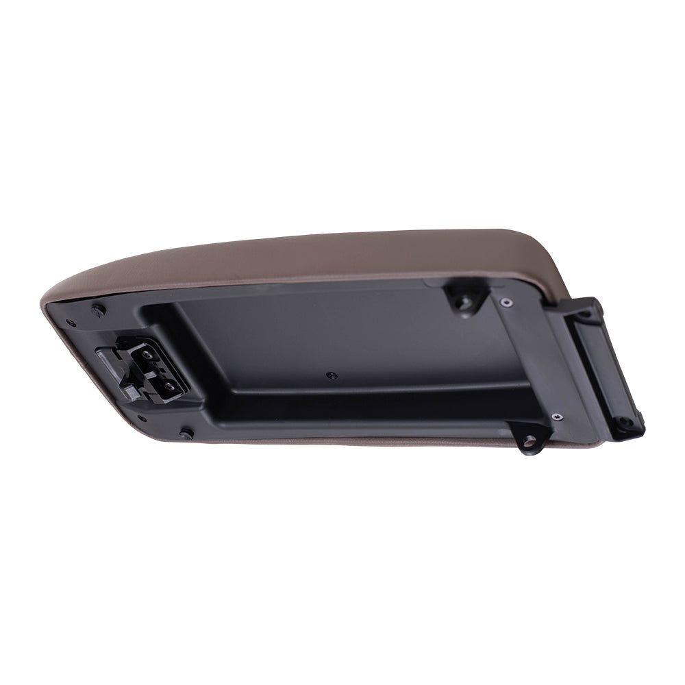 Brock Replacement Oak Tan Center Console Lid Compatible with 1995-2000 Tacoma 1996-1998 4Runner