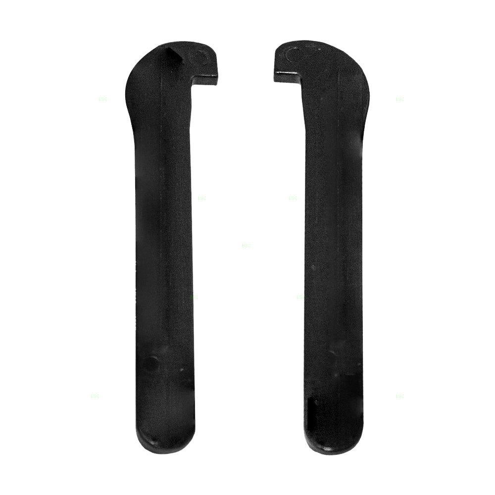Brock Replacement Pair Set Center Console Lid Black Stopper Arms Compatible with  Pickup Truck SUV 58964-16010