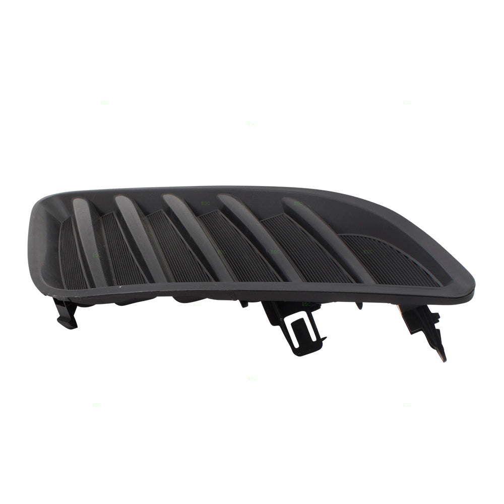 Brock Replacement Drivers Front Bumper Insert Fog Lamp Hole Grille Cover Insert Compatible with 12-14 Camry w/out Fog Lamps 5212806260