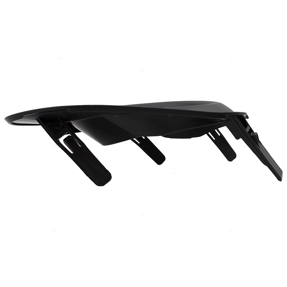 Brock Replacement Pair Set Front Bumper Grille Fog Lamp Covers Trim Bezel w/ Holes Compatible with 11-13 Corolla w/ Fog Lights 8148202200 8148102210