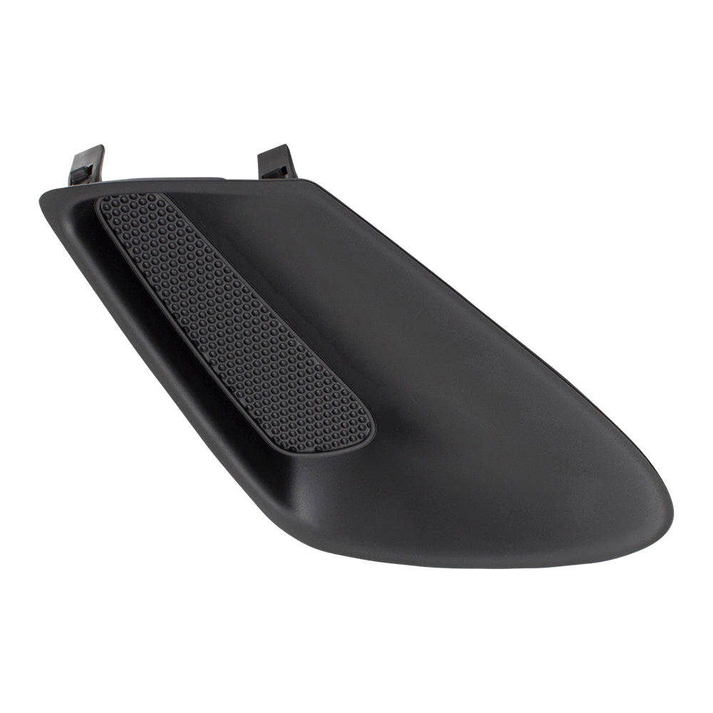 Brock Replacement Pair Set Front Bumper Grille Fog Lamp Hole End Covers Compatible with 11-13 Corolla w/out fog lights 8148202190 8148102200