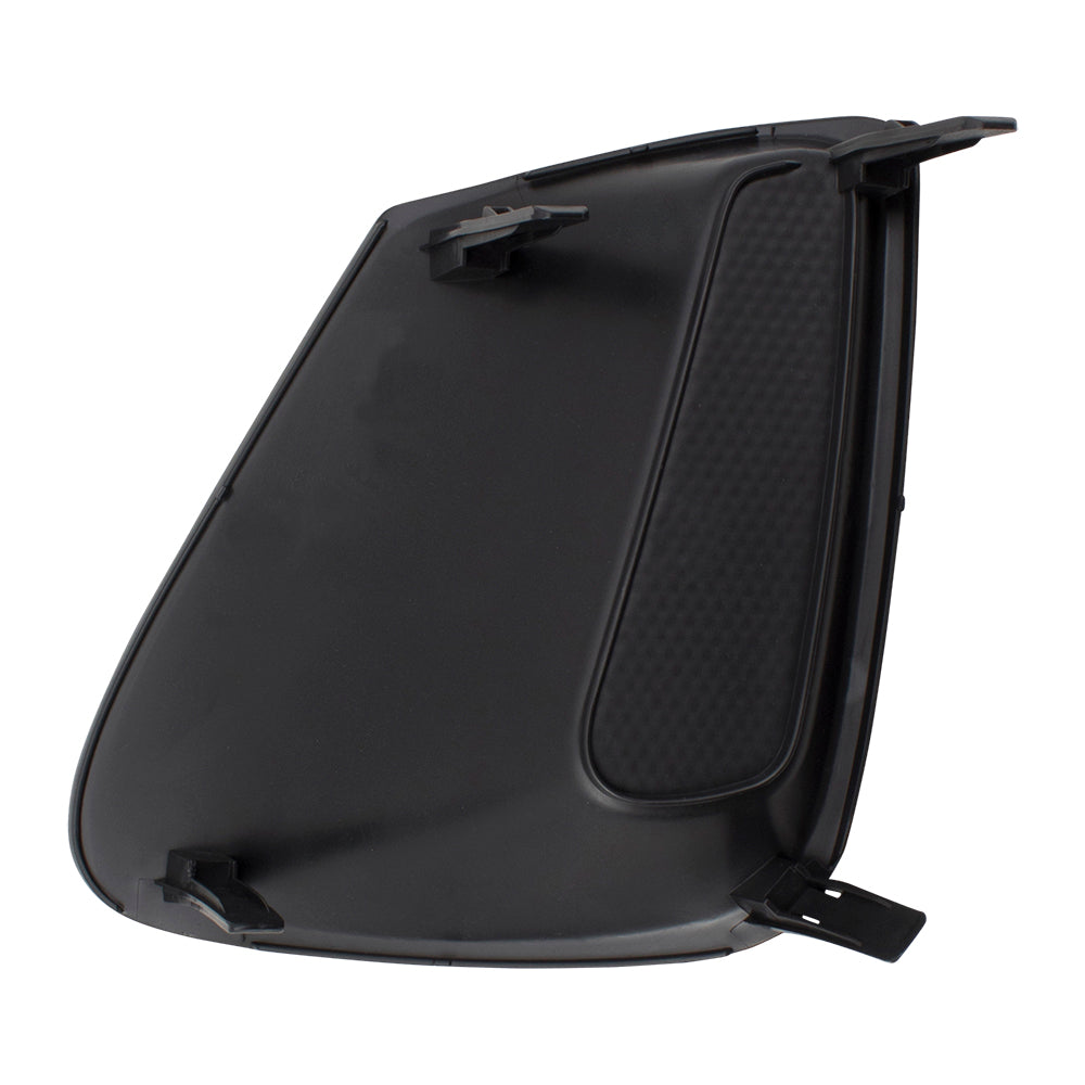 Brock Replacement Pair Set Front Bumper Grille Fog Lamp Hole End Covers Compatible with 11-13 Corolla w/out fog lights 8148202190 8148102200