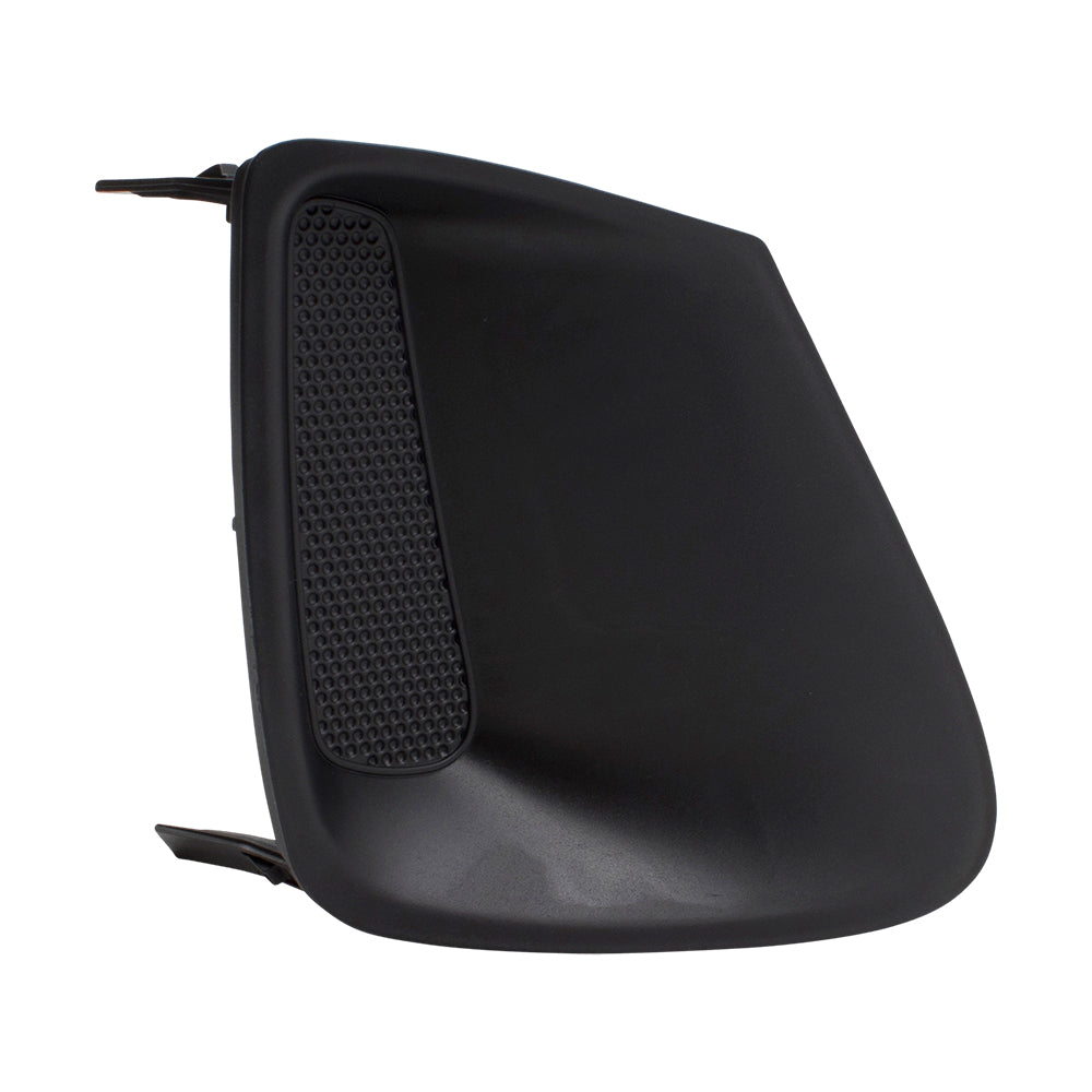 Brock Replacement Pair Set Front Bumper Grille Fog Lamp Hole End Covers Compatible with 11-13 Corolla w/out fog lights 8148202190 8148102200