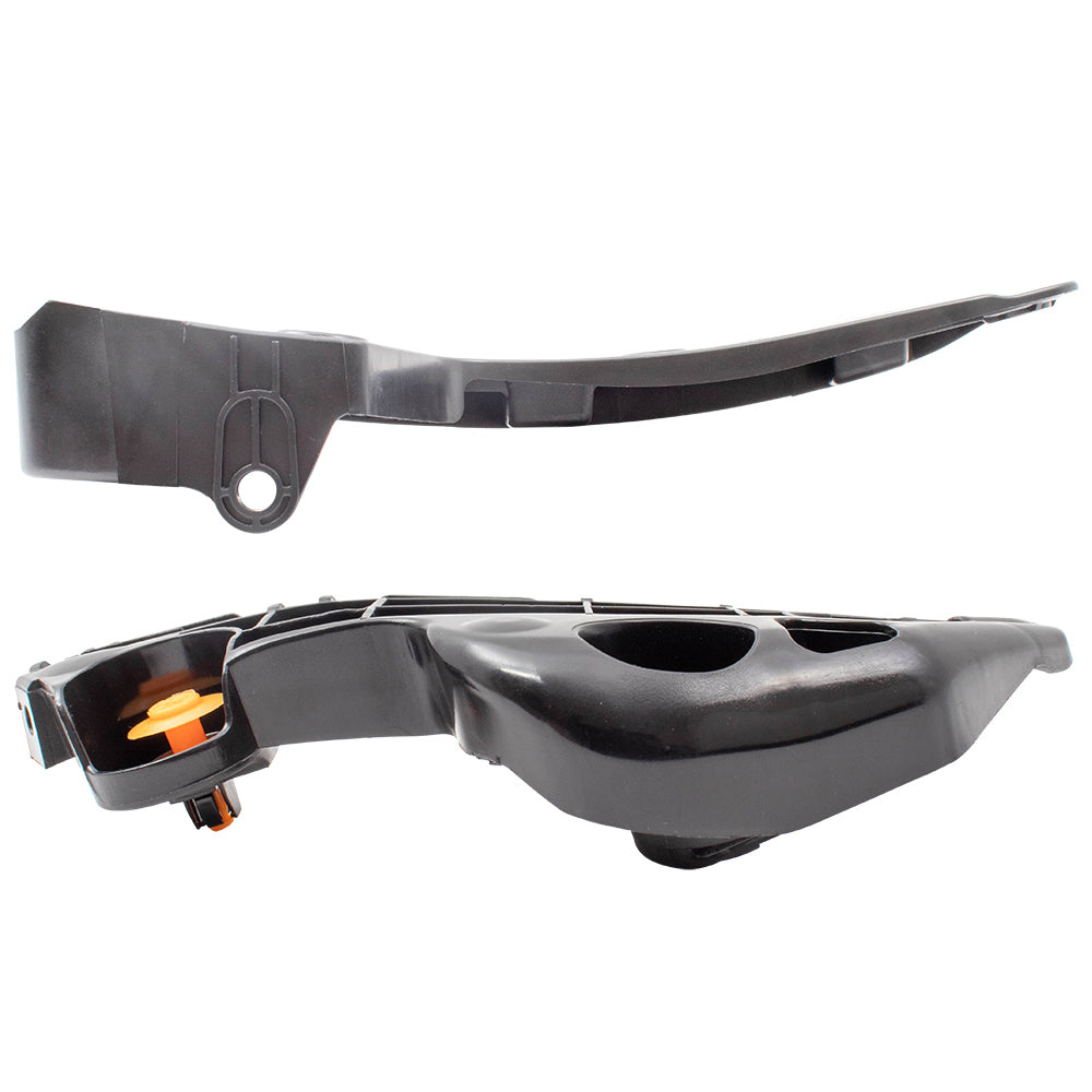 Brock Replacement for Aftermarket Replacement Bumper Brackets 4 Pc Set Compatible with 2018 Camry & Hybrid