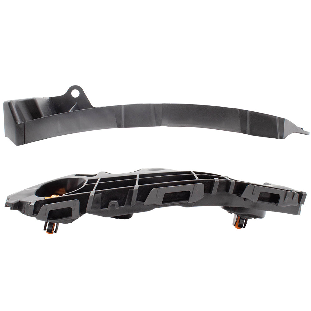 Brock Replacement 4 Pc Set Bumper Bracket Side Support Covers Compatible with 2018 Camry & Hybrid Replaces 5259206030 5259106030 5253606210 5253506210