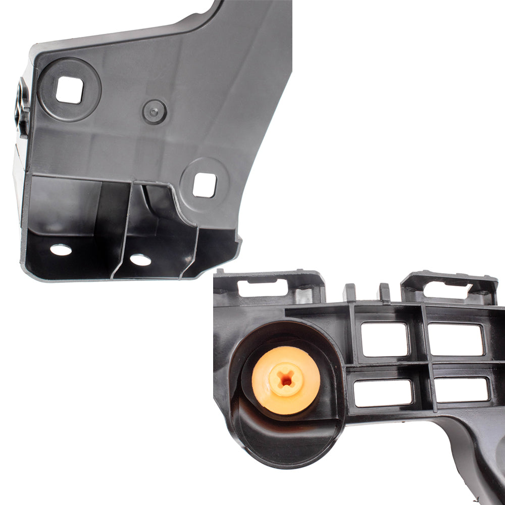 Brock Replacement 4 Pc Set Bumper Bracket Side Support Covers Compatible with 2018 Camry & Hybrid Replaces 5259206030 5259106030 5253606210 5253506210