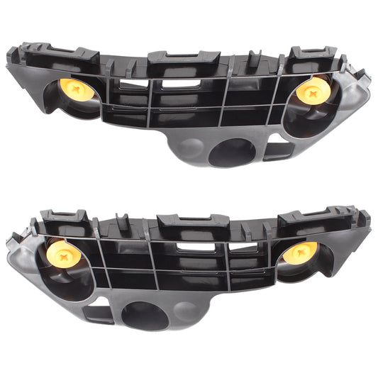 Brock Replacement Pair Set Front Bumper Bracket Side Support Covers Compatible with 2018 Camry & Camry Hybrid 5253606210 5253506210