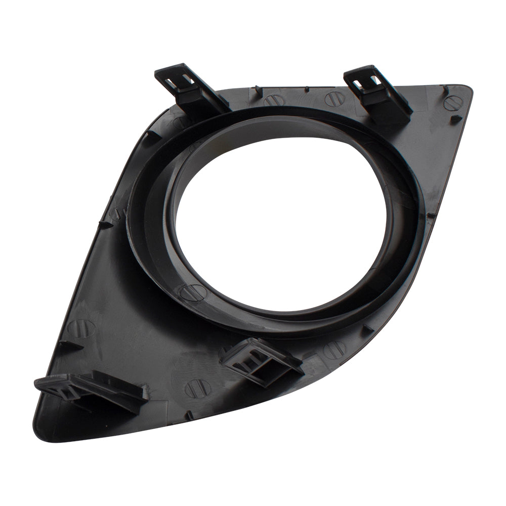 Brock Replacement Drivers Fog Lamp Cover Front Left Bumper Light Hole Trim Bezel Compatible with 14-16 Corolla LE & LE Eco 8148202520 TO1038196