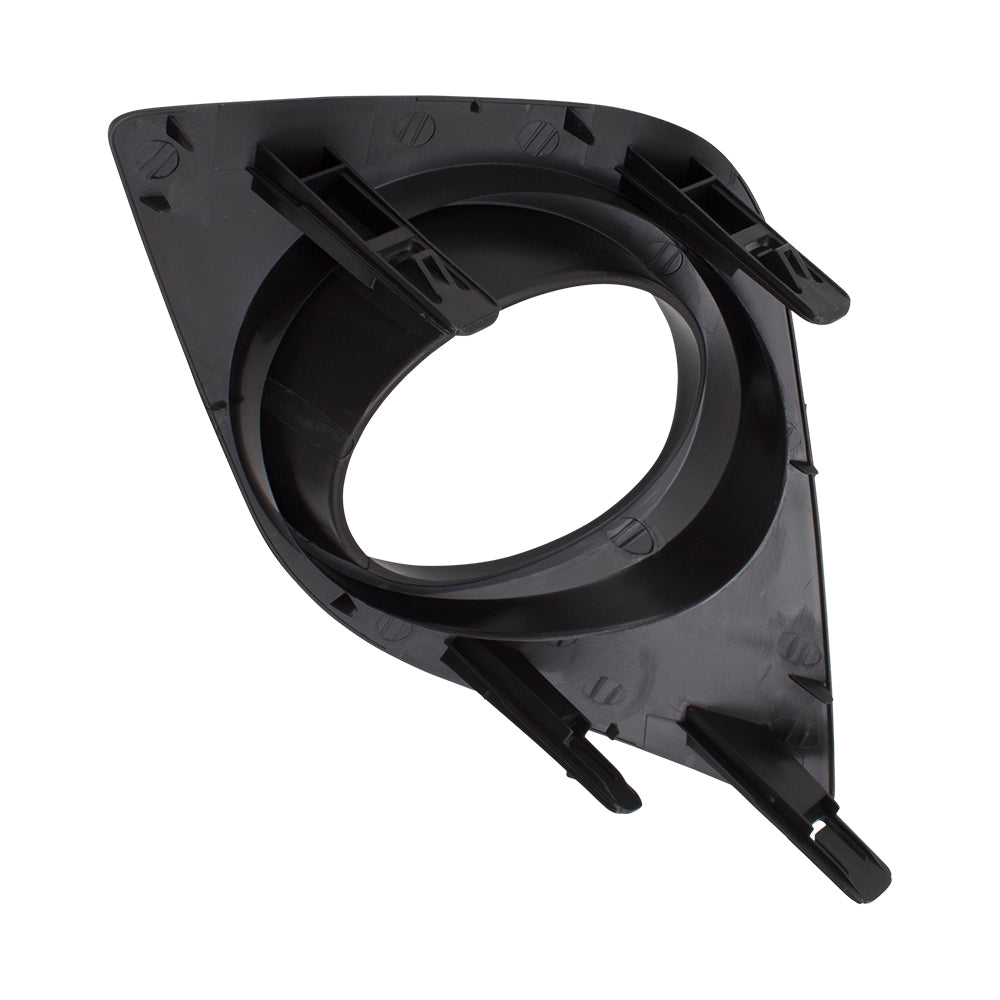 Brock Replacement Passengers Fog Lamp Cover Front Right Bumper Light Hole Trim Bezel Compatible with 14-16 Corolla LE & LE Eco 8148102530 TO1039196