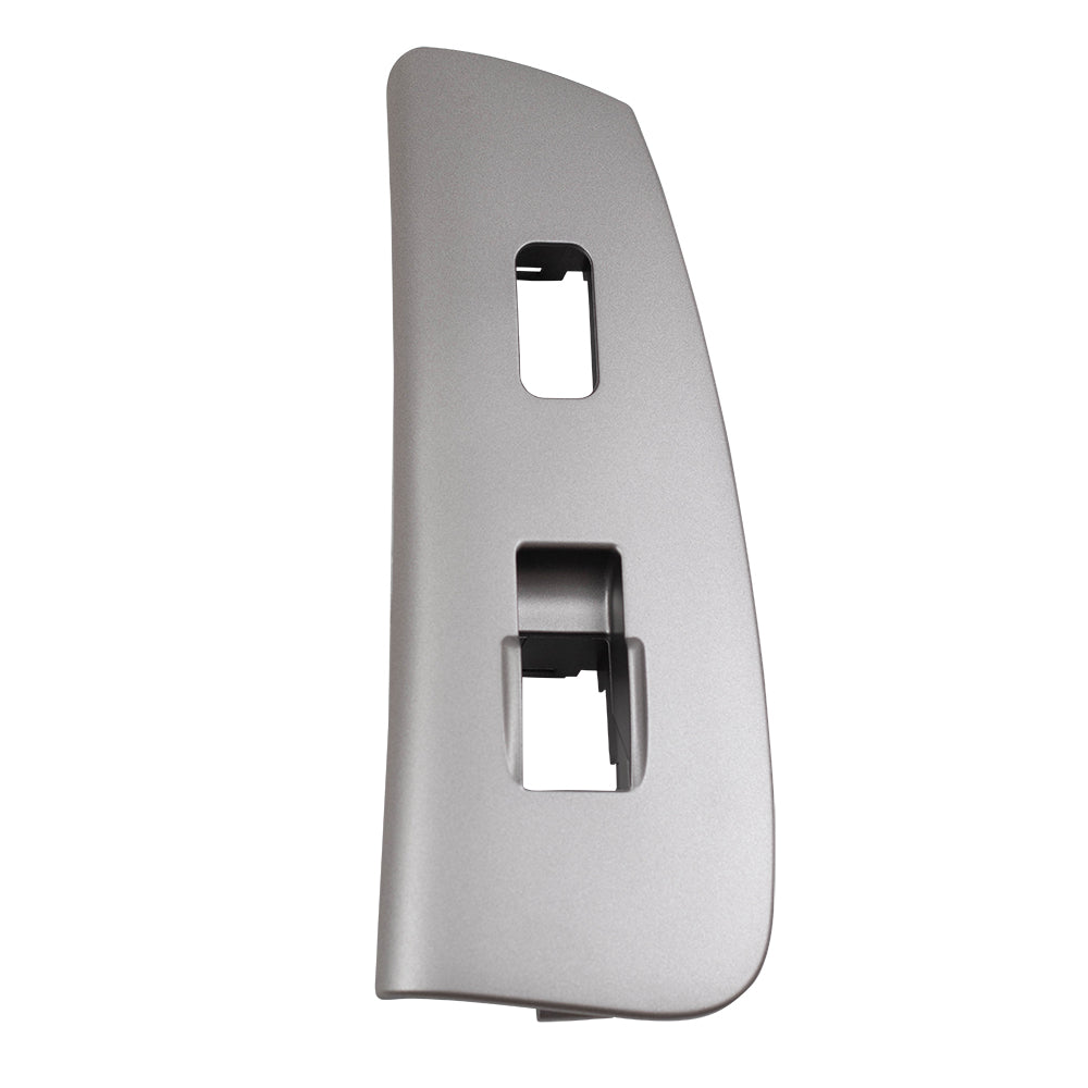 Brock Replacement Passenger Front Power Window Switch Bezel Trim Silver Compatible with 03-08 Matrix
