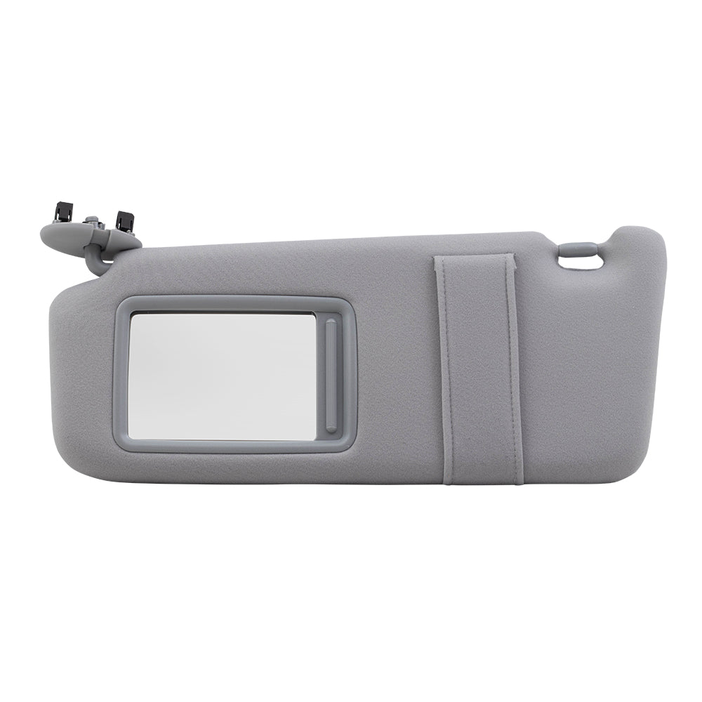 Brock Replacement Gray Sun Visor Compatible with 2007-2011 Camry USA