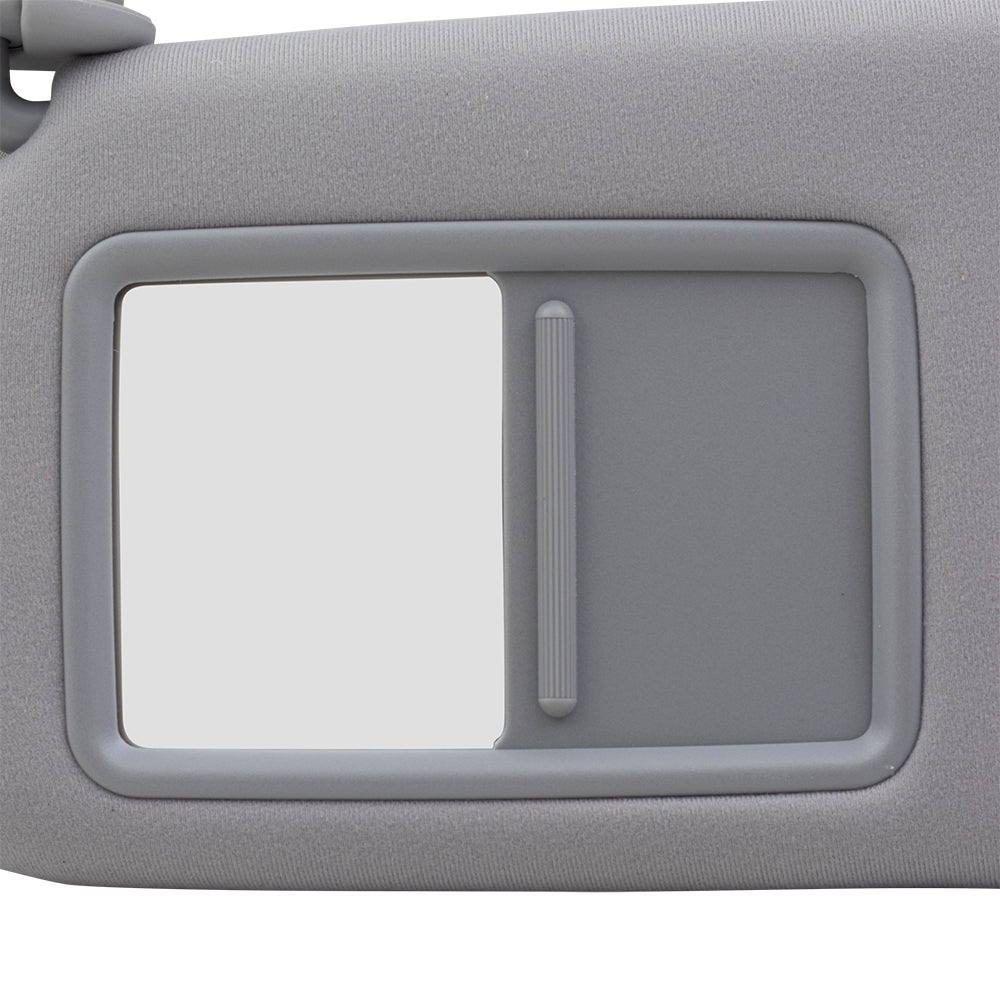 Brock Replacement Gray Sun Visor Compatible with 2007-2011 Camry USA