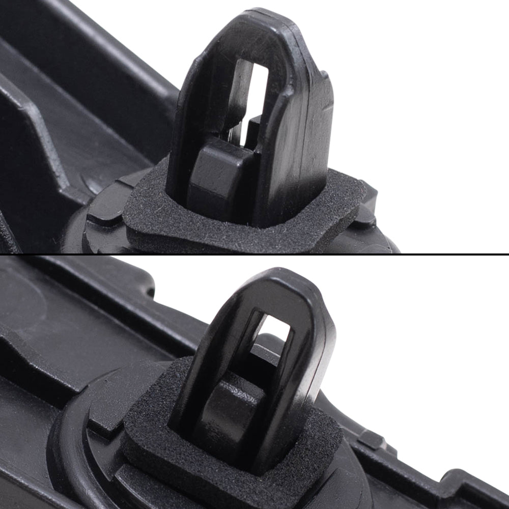 Brock Replacement Rear Driver Side, Side Bumper Support and Bumper Cover Retainer Compatible with 2007-2011 Camry & 2007-2011 Camry Hybrid